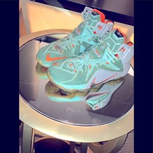 2014 Nike Lebron Xii Turquoise